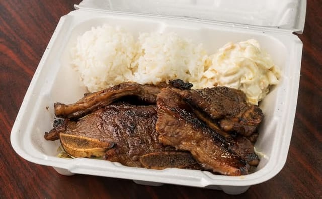 BBQ Kalbi Beef Short Ribs.