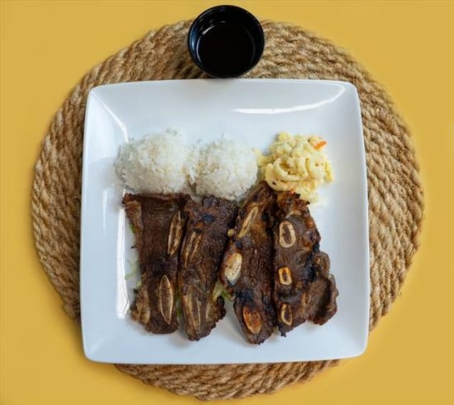 BBQ Kalbi Beef Short Ribs.